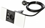 Kopp 939617016 Einbau-Steckdosenleiste 1fach Weiss