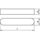 TOOLCRAFT  138807 Passfedern   DIN 6885   Stahl  5