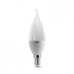 Лампа светодиодная Tailed 6.5Вт свеча 4100К белый E14 550лм 150-265В GAUSS 104101207