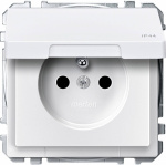 Merten   Steckdose Antik Polarweiss MEG2514-4019