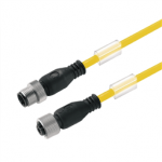 1093000500 Weidmueller Sensor-actuator Cable (assembled) / Sensor-actuator Cable (assembled), Connecting line, M12 / M12, No. of poles: 3, Cable length: 5 m, pin, straight - socket, straight