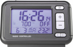 Basetech BTFW-367 Funk Wecker Schwarz Alarmzeiten