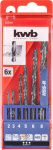 kwb 423140  Metall-Spiralbohrer-Set 6teilig      1