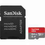 Карта памяти SanDisk microSDXC 64GB Class 10 +ад.(SDSQUAR-064G-GN6IA)