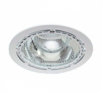 Светильник Downlight 226 01 01 круглый встраиваемый для компакт. люм. лампы 2х26Вт E27 со стеклом бел. ИТАЛМАК IT8143