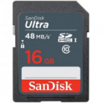 Карта памяти SanDisk SDHC 16GB Class 10 UHS-I Ultra 48MB/s