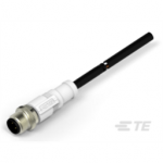 T4151110004-006 TE Connectivity M12  Cable Assembly Single Ended Male Straight / 7000 mm PVC Cable, 4 wire / UNShielded