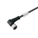1968570500 Weidmueller Sensor-actuator Cable (assembled) / Sensor-actuator Cable (assembled), One end without connector, M12, No. of poles: 4, Cable length: 5 m, Socket, angled