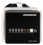 BZ326413A Schrack Technik Betriebsstundenzähler 48 x 48 IP 20, 230VAC 50Hz