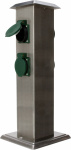 Kopp 145330013 Gartensteckdose 4fach  Edelstahl, G