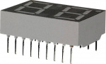 Broadcom 7-Segment-Anzeige Rot  14.22 mm 2.1 V Zif