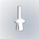 1305 Unex Unex plastic rivet natural 2-5mm in U60X / Insulating material, halogen free. / Electrical safety.