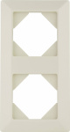 REV 2fach Rahmen    Creme-Weiss 0236820204