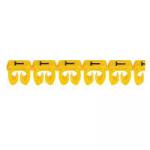 Маркер каб. 4.0-6.0кв.мм CAB3 "P" жел. (уп.300шт) Leg 038375
