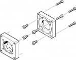 FESTO Flansch 558017 EAMF-A-38A-60G/H    1 St.