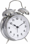 Techno Line Model DGW Quarz Wecker Silber Alarmzei