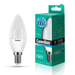Лампа светодиодная LED12-C35/845/E14 12Вт 220В Camelion 13689
