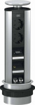 OBO Bettermann 6116890 Tischsteckdose  Silber