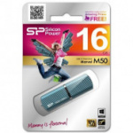 Флеш-память Silicon Power Marvel M50 16GB голубой
