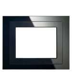Siemens 1fach Rahmen   Schwarz 5WG15888AB14