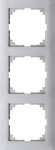 Merten  Rahmen Abdeckung System M Aluminium MEG403