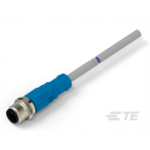 T4151120502-004 TE Connectivity M12  Cable Assembly Single Ended Male Straight / 3000 mm PUR Cable, 2 wire / UNShielded