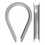 Kausche 4 mm Stahl galvanisch verzinkt doerner + he