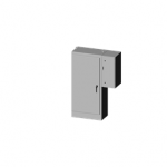 SCE-72XD3418 Saginaw 1DR XD Enclosure / ANSI-61 gray powder coating inside and out. Sub-panels are powder coated white.