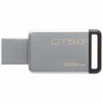 Флеш-память Kingston DataTraveler 50, 128Gb, USB 3.1, серебрист,DT50/128GB