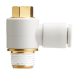 KQ2V08-02NS SMC KQ2V, One-touch Fitting White Color - Universal Male Elbow