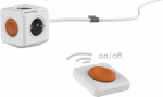 Segula 50430 Steckdosenwuerfel 4fach Weiss, Orange S