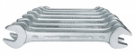 Doppel-Maulschluessel-Satz 8teilig 6 - 17 mm  DIN 3