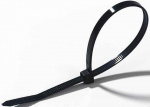 Стяжка кабельная, стандартная, полиамид 6.6, УФ-защита, черная, TY200-18X-100 (100шт)