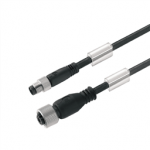 1937980150 Weidmueller Sensor-actuator Cable (assembled) / Sensor-actuator Cable (assembled), Connecting line, M8 / M12, No. of poles: 4, Cable length: 1.5 m, pin, straight - socket, straight