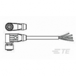 2273095-2 TE Connectivity M12 Cable Assembly Single-Ended Female Right Angle / 3000 mm PUR Cable, 8 wire / Unshielded