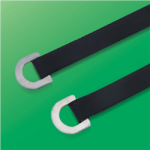 HT-12x300SRT Hont Stainless Steel Epoxy Coated Cable Tie-Ring Type