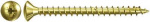 Fischer  653688 Senkkopfschrauben 4 mm 35 mm Kreuz