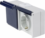 as - Schwabe 62463  Aufputz-Steckdose   IP54