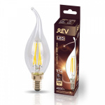 Лампа светодиодная FILAMENT свеча на ветру FC37 E14 5Вт 4000К DECO Premium теплый свет REV 32495 9
