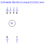 31542 Schneider Electric motor-mechanism - Compact MT250 / 380..415 V AC / NS250