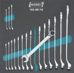 Ring-Maulschluessel-Satz 18teilig 6 - 27 mm  Hazet