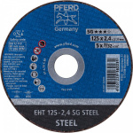 Pferd Sg Steel 61321222 Trennscheibe gerade  125 m