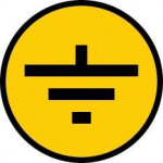 Символ "Заземление" 30х30 ИЭК YPC20-ZAZEM-1-096