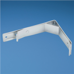 CDLB3 Panduit L-bracket with quick mount clip supports PanelMax™ Corner Wiring Duct mounting to a flat surface.