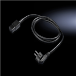 7200216 Rittal DK кабель подключения, L: 1,8 м, 100 - 240 В AC, 16 А, D, Schuko / C19, для PCU - блока контроля питания / DK кабель подключения, L: 1,8 м, 100 - 240 В AC, 16 А, D, Schuko / C19, для PCU - блока контроля питания / DK