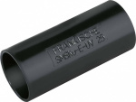 Fraenkische Rohrwerke 22551040 Muffe    Schwarz 1 S