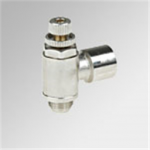 9031503B Metal Work Flow Micro-regulator series MRF N bi-directional brass ring threaded 3/8-3/8