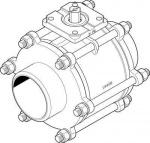FESTO VZBA-4"-WW-63-T-22-F10-V4V4T 1686705 Standar