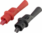 Krokodilklemme Stecker 4 mm CAT III 1000 V, CAT IV