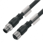 1964710300 Weidmueller Copper data cable (Assembled) / Copper data cable (Assembled), Connecting line, No. of poles: 5, Cable length: 3 m, pin, straight - socket, straight